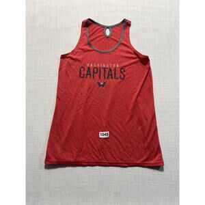 Washington Capitals Girls Sleeveless Top Sz S Red Pre-Owned Excellent